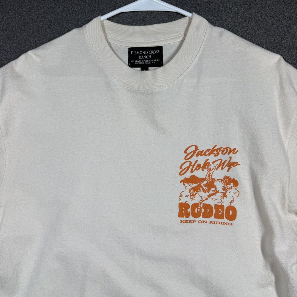 Diamond Cross Ranch Jackson Hole WY Rodeo Keep On Riding T-Shirt Small